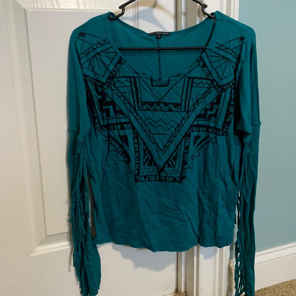 Blue urban outfitters Aztec shirt